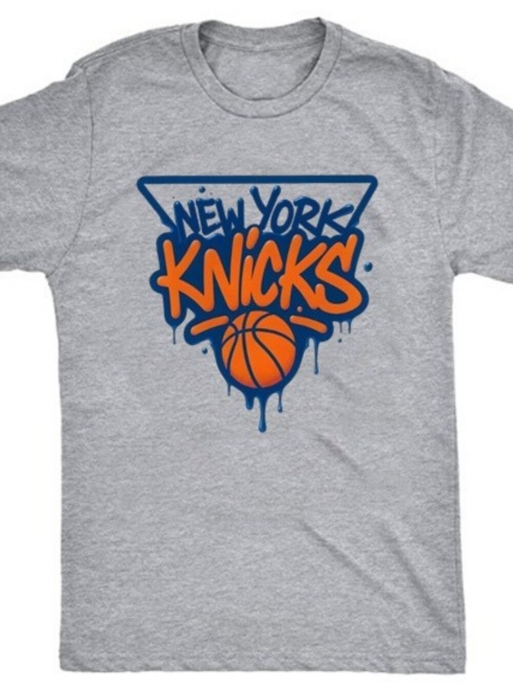 New York Knicks Men's Tee Gray XL